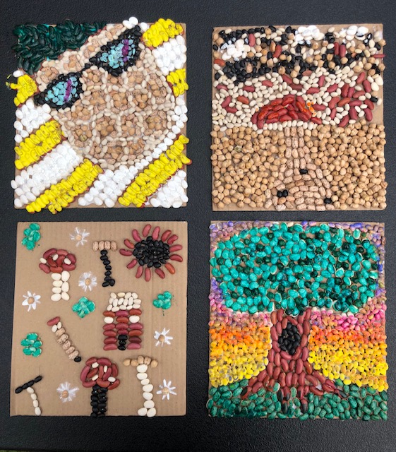 Tween Craft Zone: Bean and Pasta Art | Cobb County Georgia